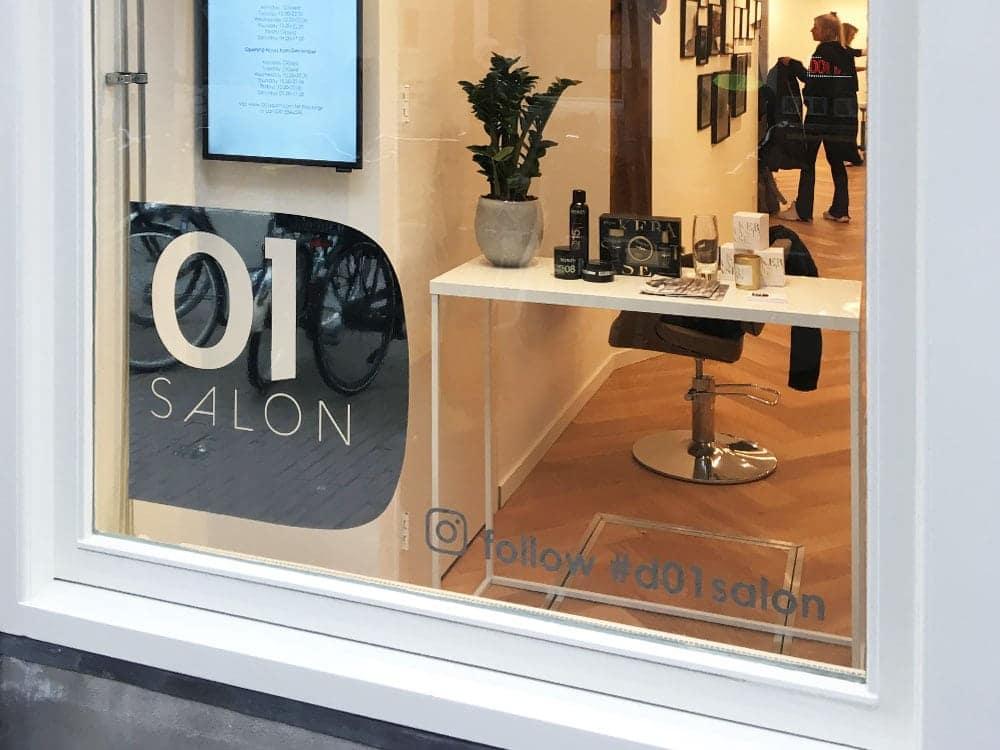 Folie met spiegeleffect