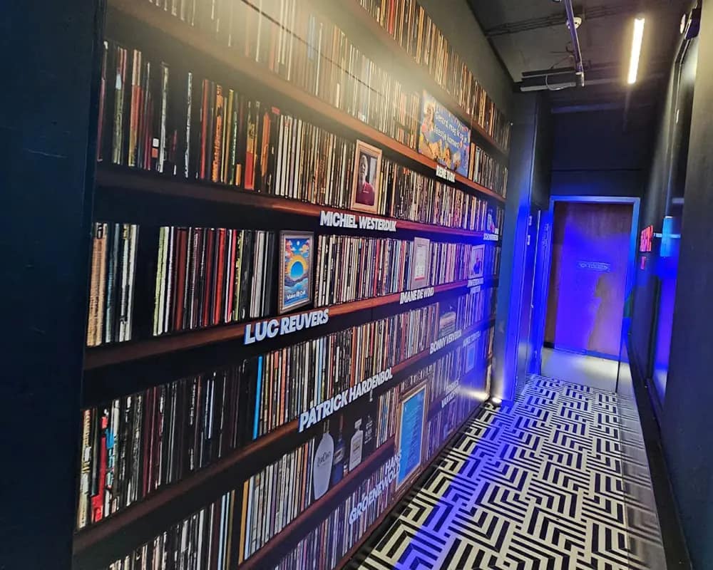 Unieke prints op muur