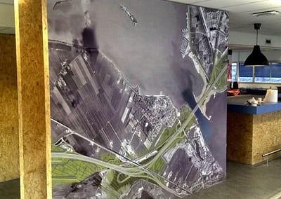 Wandfolie in kantine