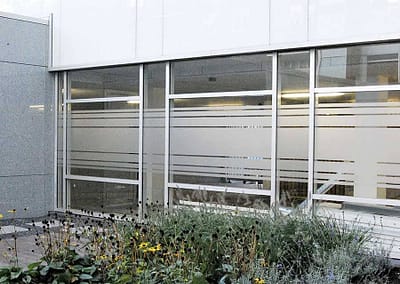 Losse stroken privacy folie