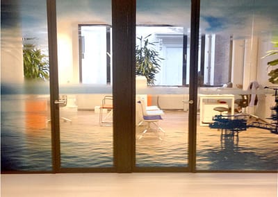 Transparante raamsticker