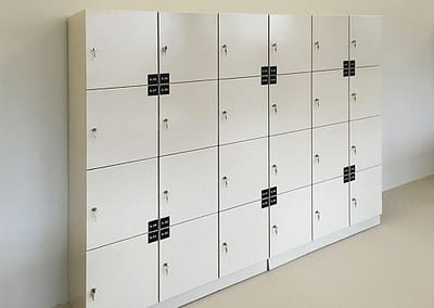 Locker met cijferstickers