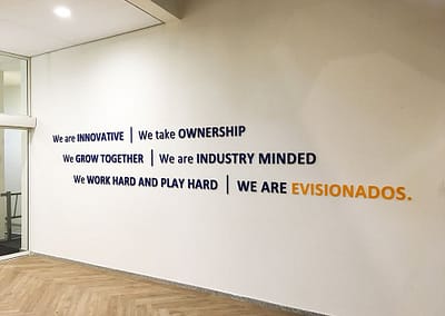 Core values letters  business decoration