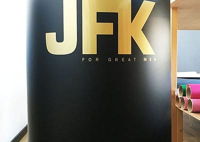 Logo op spreekgestoelte