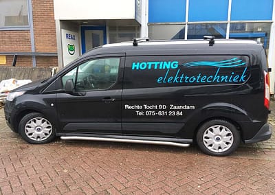 Logo op Ford custom transit