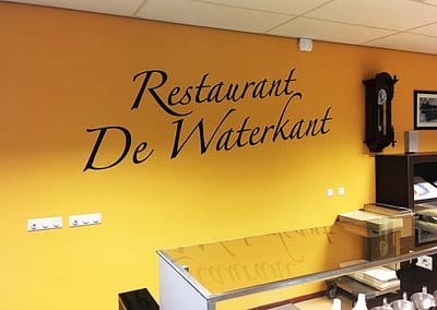 Sticker bedrijfskantine