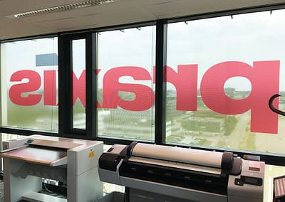 Sticker enkelzijdige doorkijk