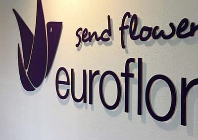 Uitstekend logo op muur