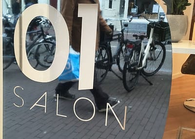 Folie met spiegeleffect