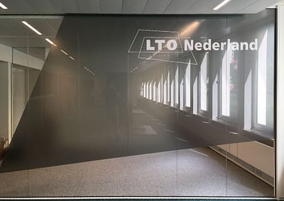 Glasfolie voor kantoor