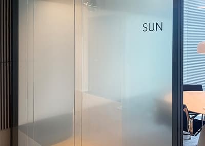 Lichte privacy folie