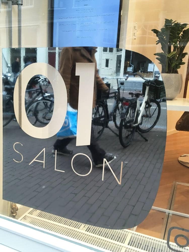 Folie met spiegeleffect