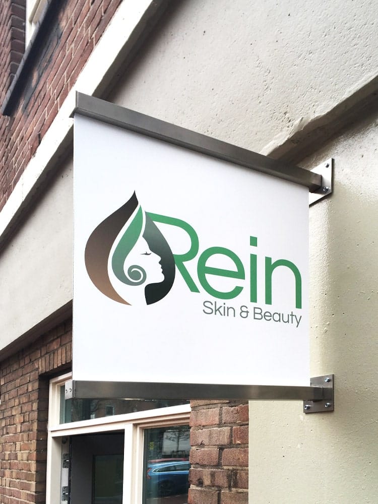 Haaks bord met RVS houders