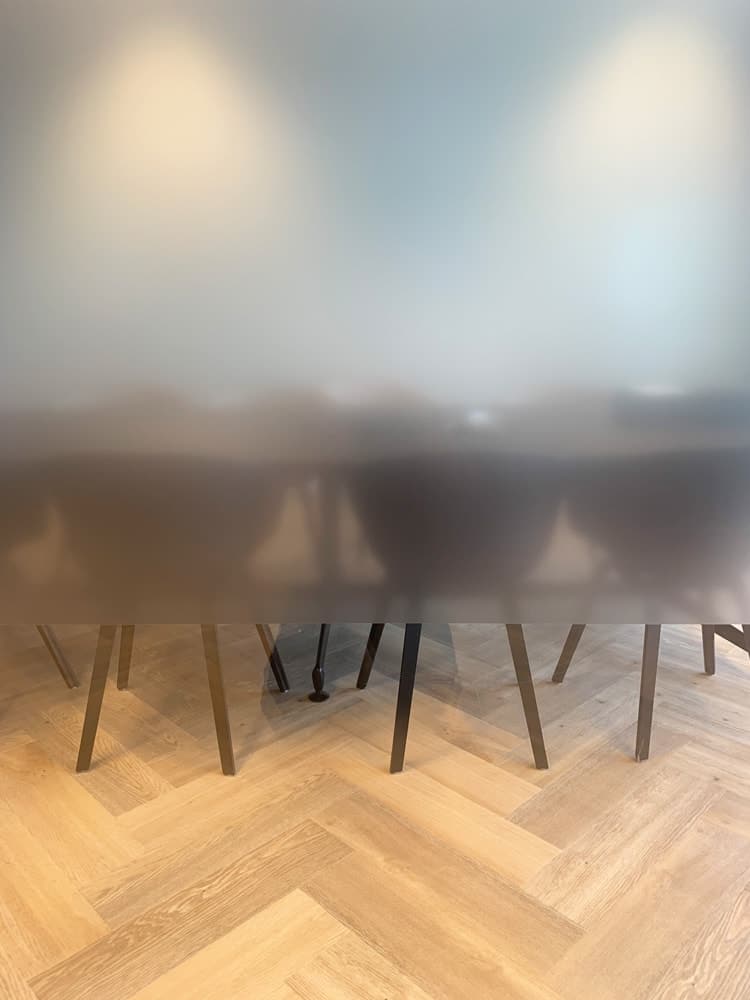 Lichte privacy folie
