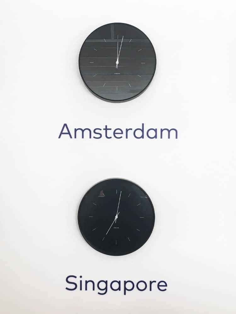 Tekst bij wereldklokken