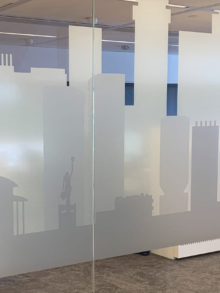 Verschillende tinten gematteerde folie