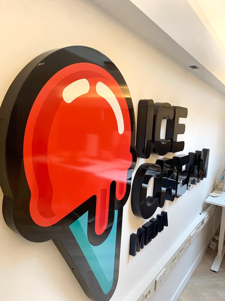 doosletter logo met diepte