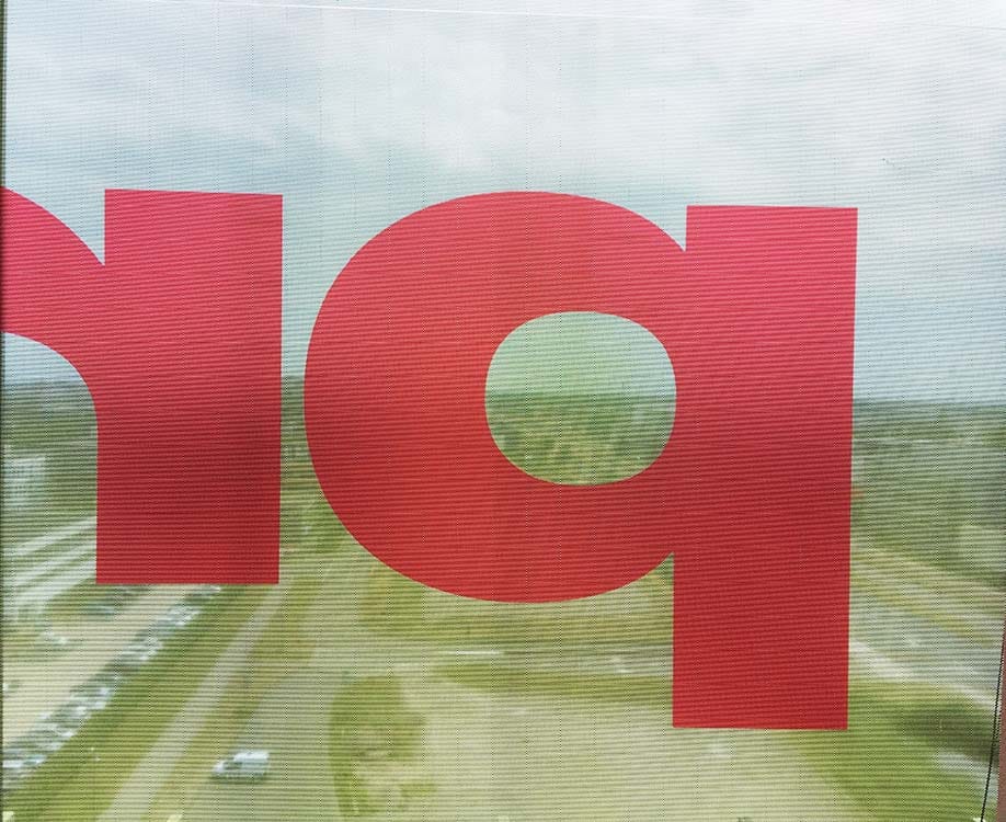 Sticker enkelzijdige doorkijk